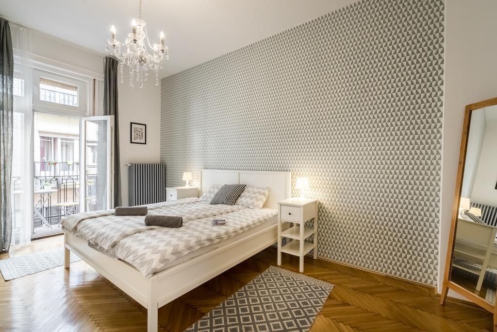 Bpr Charming Design Apartment With Balcony, A/C ブダペスト エクステリア 写真