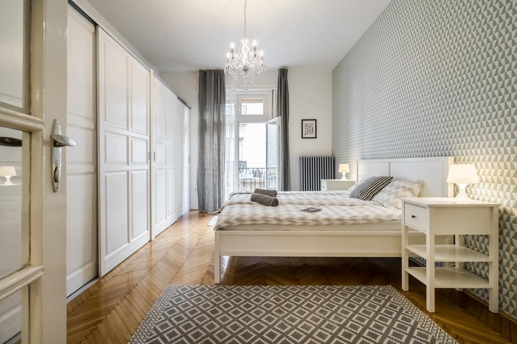 Bpr Charming Design Apartment With Balcony, A/C ブダペスト エクステリア 写真