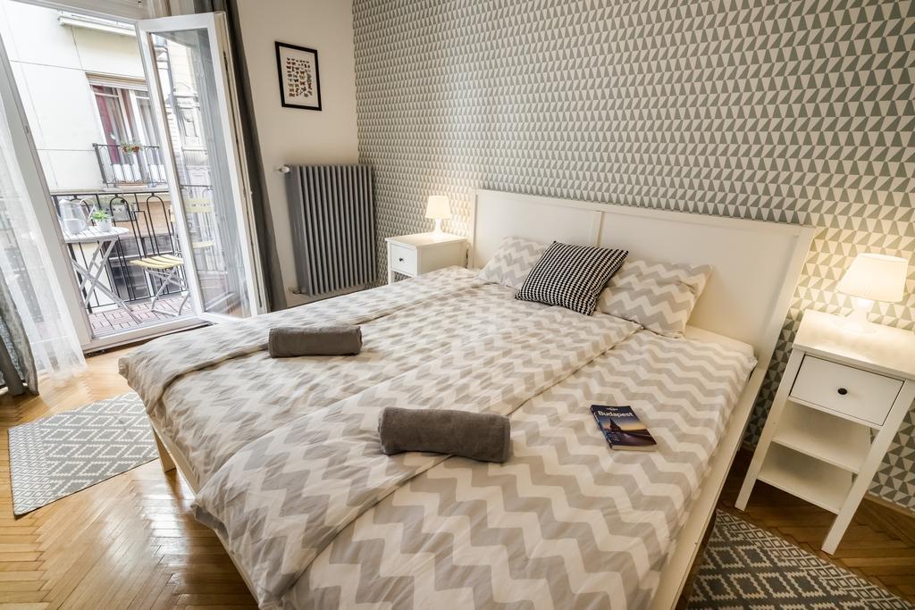 Bpr Charming Design Apartment With Balcony, A/C ブダペスト エクステリア 写真